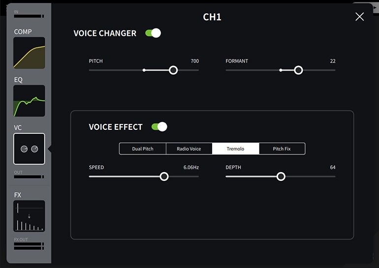 VC (VOICE CHANGER) - CH1