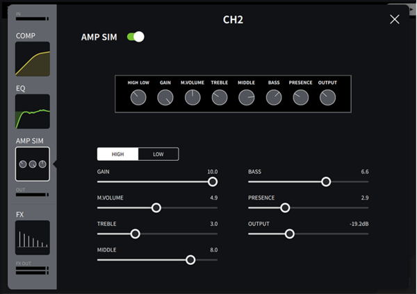 AMP SIM (Amp-Simulation)