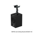 Yamaha Powered Monitor Speaker MSP3A and Ceiling Bracket BCS20-150