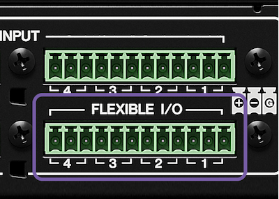 4-Kanal FLEXIBLE I/O (Euroblock)