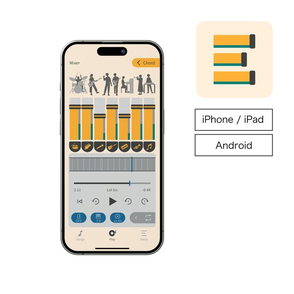 Die Extrack-App zum Üben von Musik