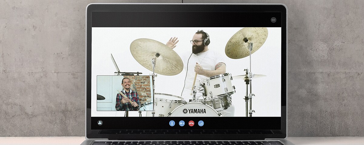 Szene, in der das EAD50 für den Online-Unterricht verwendet wird