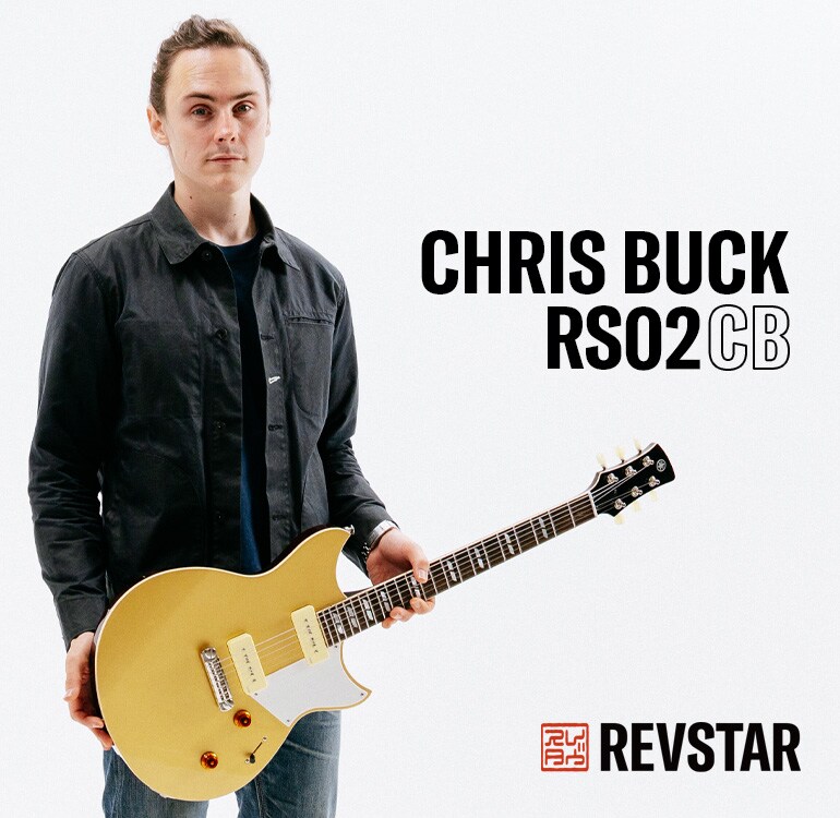 Chris Buck mit seiner Signature Revstar RS02CB