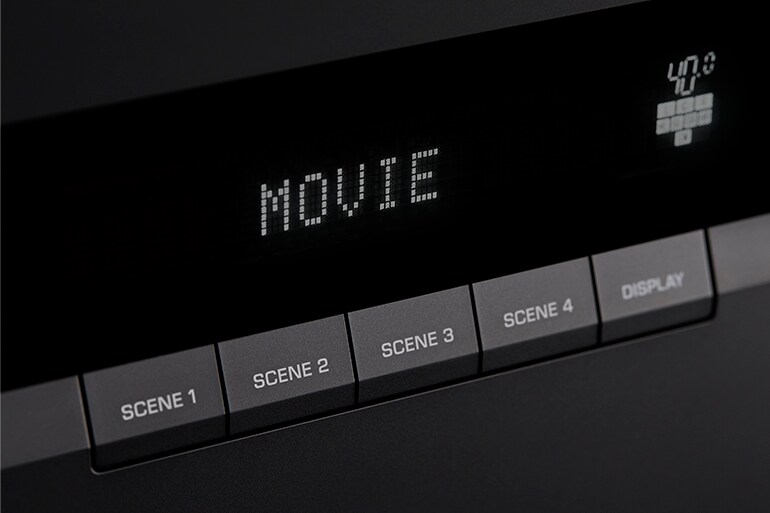 Die Scene-Tasten des RX500A.