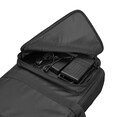 Yamaha keyboard bag SC-KB650 with footswitch and power adapter in the side pocket