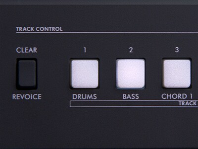 PSR-E583 Hauptbild der Track-Kontrollfunktion