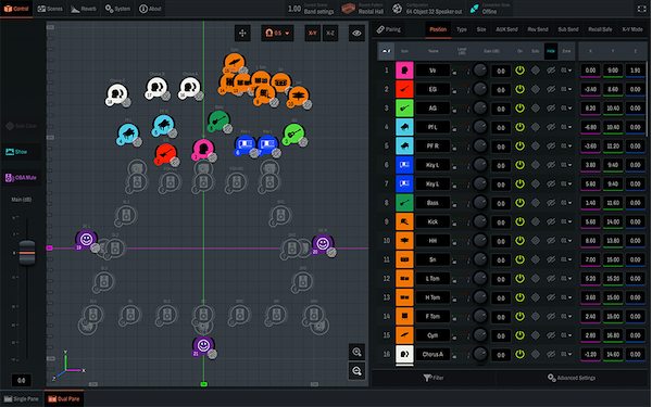 Yamaha Sound xR Image: Spatial Mixing with AFC Image Controller