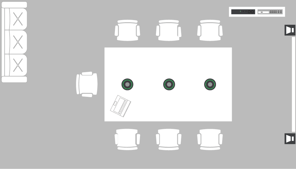 Small Meeting Room - Floor Plan