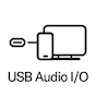 USB-Audio-Ein-/Ausgang