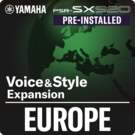 Europe (vorinstalliertes Expansion Pack - Yamaha Expansion Manager kompatible Daten)