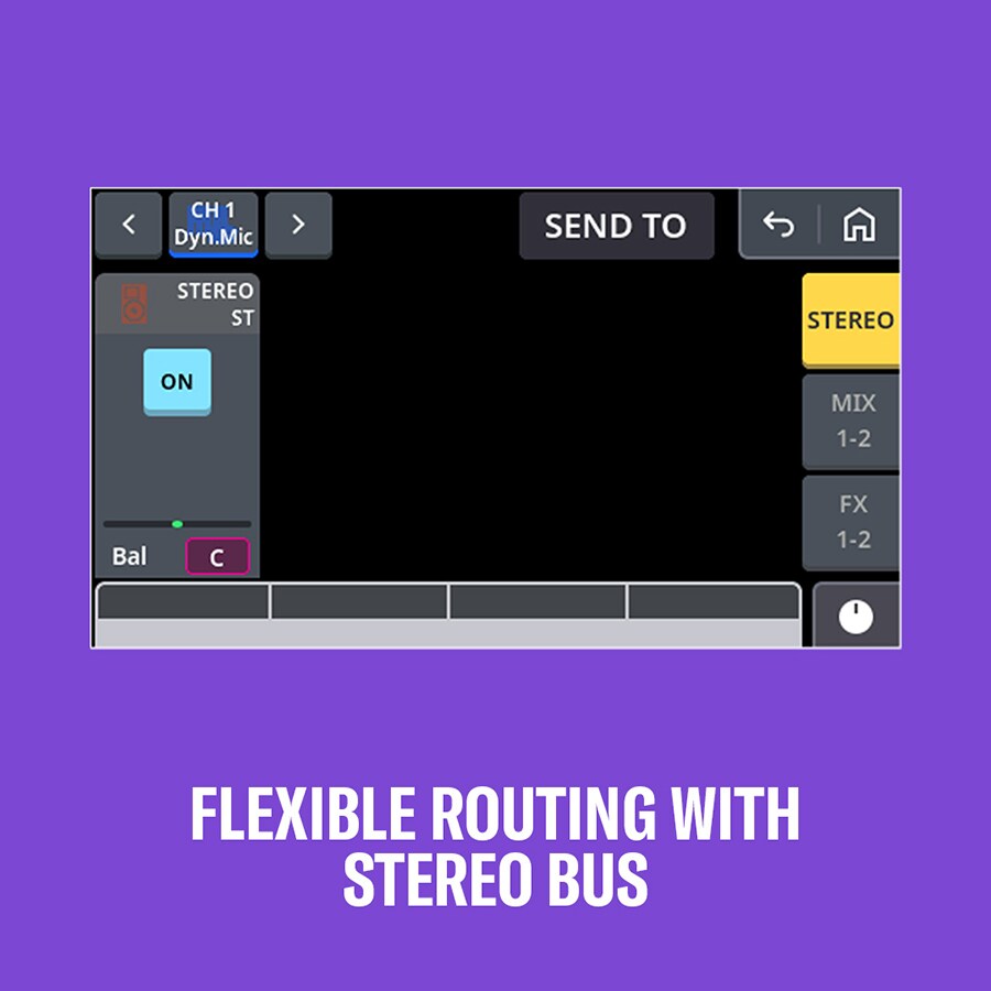 Flexible Routing with STEREO Bus