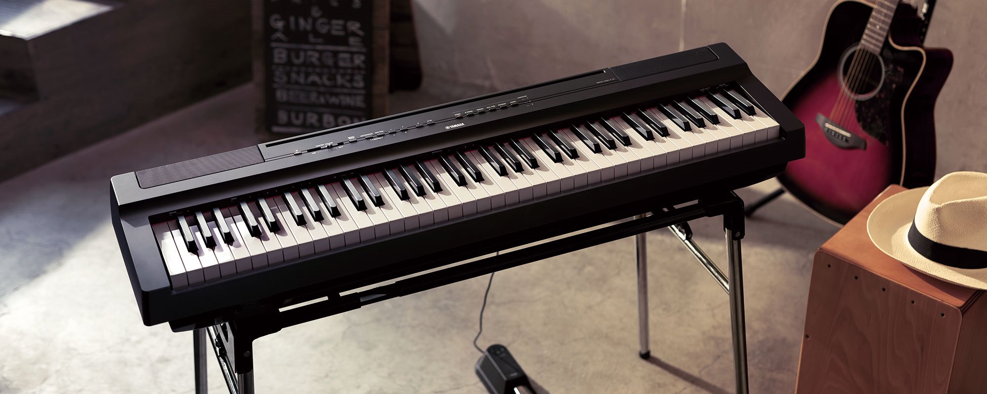 yamaha p 121 dimensions