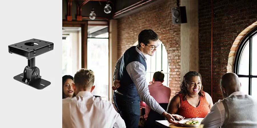 Yamaha-Aktivmonitor MSP3A für Hintergrundmusik in Restaurants und Cafés
