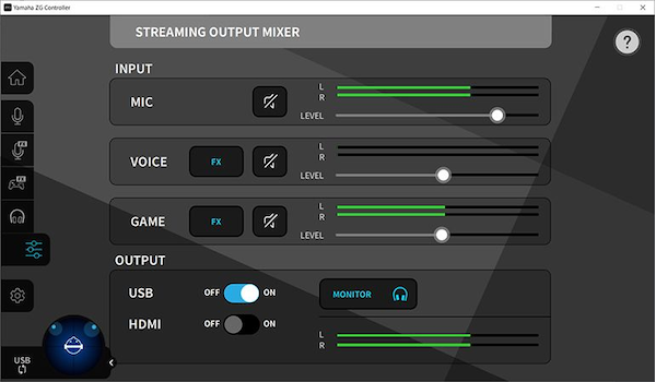 STREAMING OUTPUT MIXER